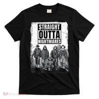 Straight Outta Nightmares Horror Halloween Scary T-Shirt thumb 0