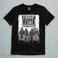 Straight Outta Nightmares Horror Halloween Scary T-Shirt thumb 5