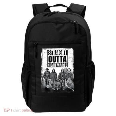 Straight Outta Nightmares Horror Halloween Scary Backpack