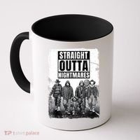 Straight Outta Nightmares Horror Halloween Scary Coffee Mug thumb 0