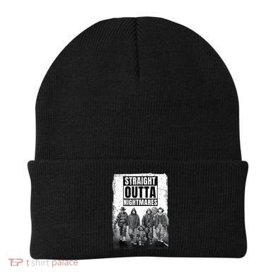 Straight Outta Nightmares Horror Halloween Scary Beanie