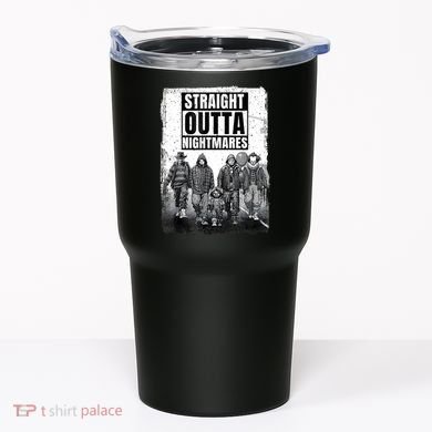 Straight Outta Nightmares Horror Halloween Scary Tumbler
