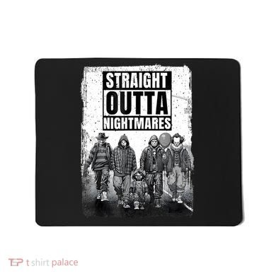 Straight Outta Nightmares Horror Halloween Scary Mousepad