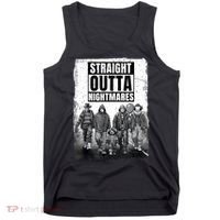 Straight Outta Nightmares Horror Halloween Scary Tank Top thumb 0