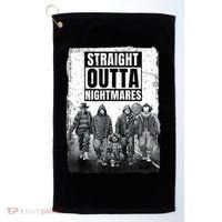 Straight Outta Nightmares Horror Halloween Scary Golf Towel thumb 0