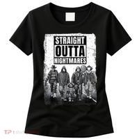 Straight Outta Nightmares Horror Halloween Scary Women's T-Shirt thumb 0