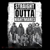 Straight Outta Nightmares Horror Halloween Scary Kids Sweatshirt thumb 2