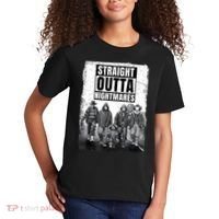 Straight Outta Nightmares Horror Halloween Scary Kids T-Shirt thumb 2