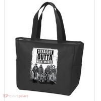 Straight Outta Nightmares Horror Halloween Scary Tote Bag thumb 3