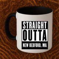 Straight Outta New Bedford Massachusetts Home Cute Gift Coffee Mug thumb 2