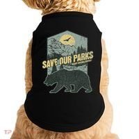 Save Our National Parks Resist Bear Anti Trump Doggie Tank thumb 0