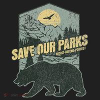 Save Our National Parks Resist Bear Anti Trump Beanie thumb 2