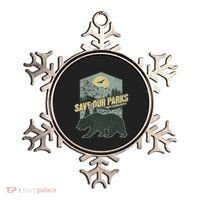 Save Our National Parks Resist Bear Anti Trump Ornament thumb 0