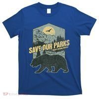 Save Our National Parks Resist Bear Anti Trump T-Shirt thumb 0