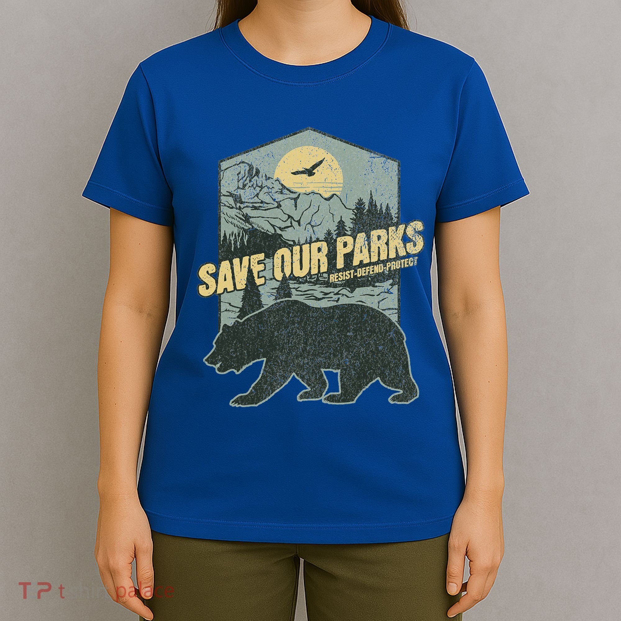 Save Our National Parks Resist Bear Anti Trump T-Shirt