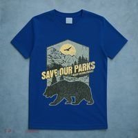 Save Our National Parks Resist Bear Anti Trump T-Shirt thumb 5