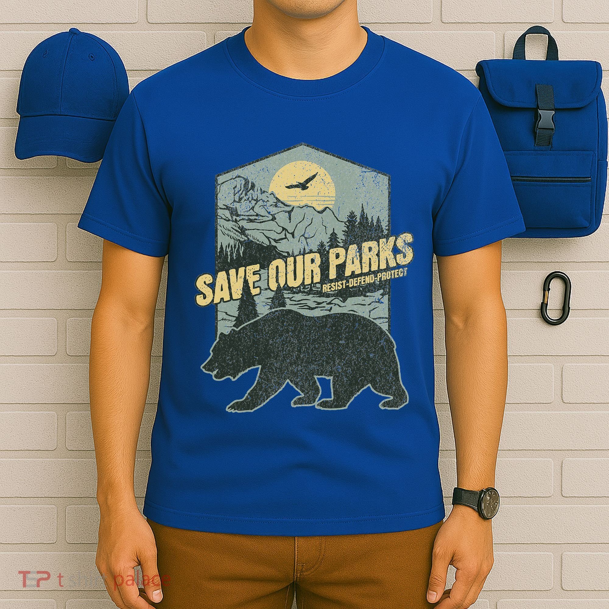 Save Our National Parks Resist Bear Anti Trump T-Shirt