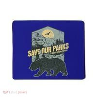 Save Our National Parks Resist Bear Anti Trump Mousepad thumb 0
