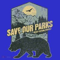 Save Our National Parks Resist Bear Anti Trump Mousepad thumb 1