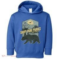 Save Our National Parks Resist Bear Anti Trump Toddler Hoodie thumb 0