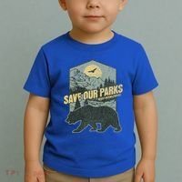 Save Our National Parks Resist Bear Anti Trump Toddler T-Shirt thumb 2