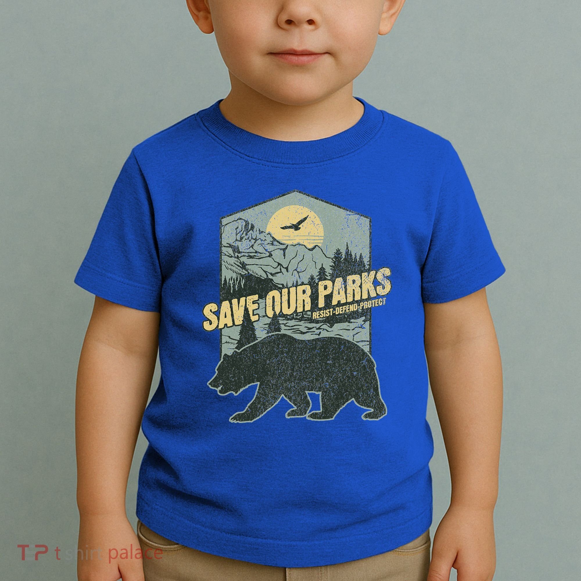 Save Our National Parks Resist Bear Anti Trump Toddler T-Shirt