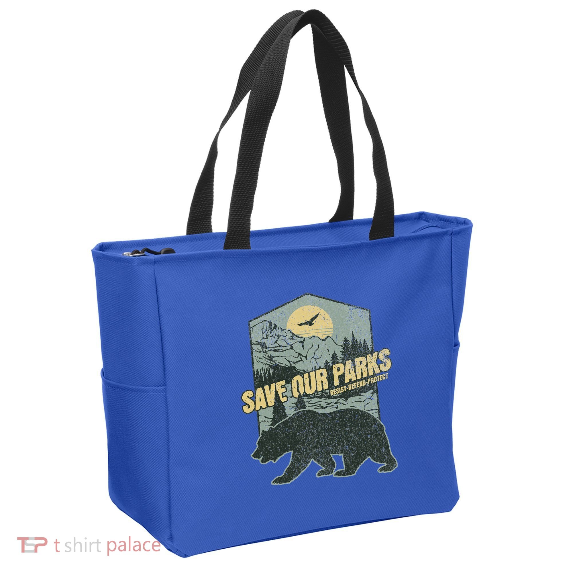 Save Our National Parks Resist Bear Anti Trump Tote Bag