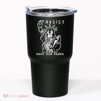 Save Our National Parks Penguin Statue Of Liberty Resist Tumbler thumb 0