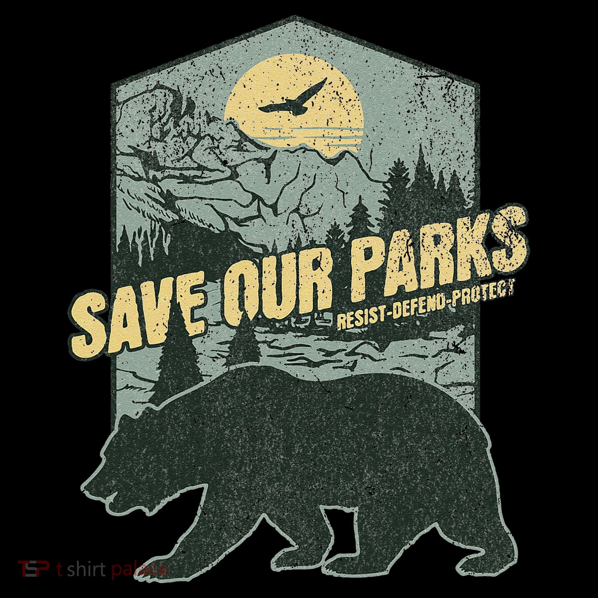 Save Our National Parks Resist Bear Anti Trump Alt Us Parks Gift Coffee Mug