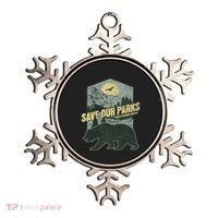 Save Our National Parks Resist Bear Anti Trump Alt Us Parks Gift Ornament thumb 0