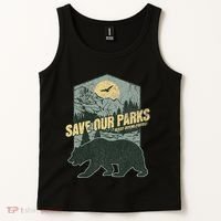 Save Our National Parks Resist Bear Anti Trump Alt Us Parks Gift Tank Top thumb 2