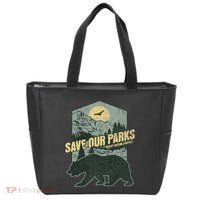 Save Our National Parks Resist Bear Anti Trump Alt Us Parks Gift Tote Bag thumb 0