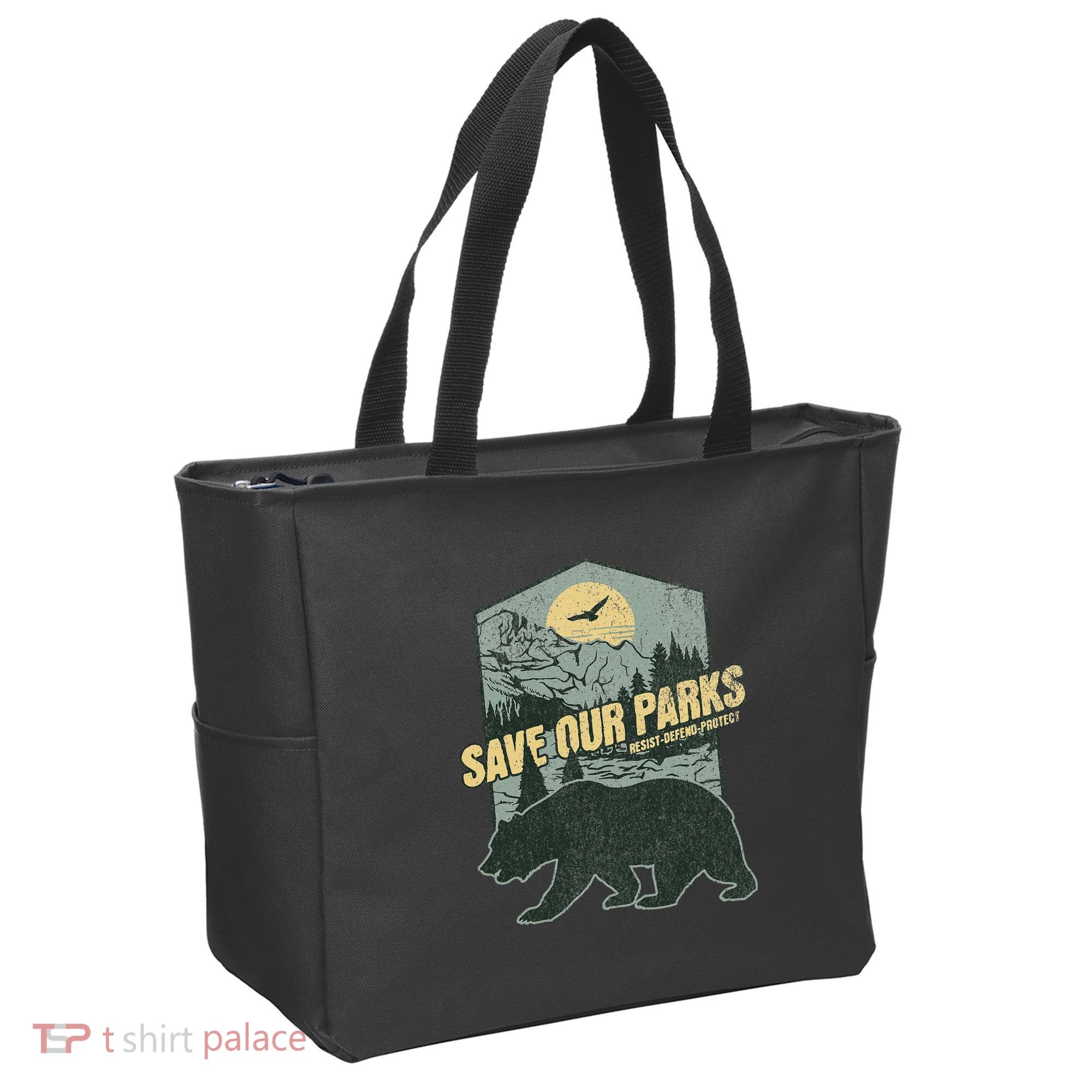 Save Our National Parks Resist Bear Anti Trump Alt Us Parks Gift Tote Bag