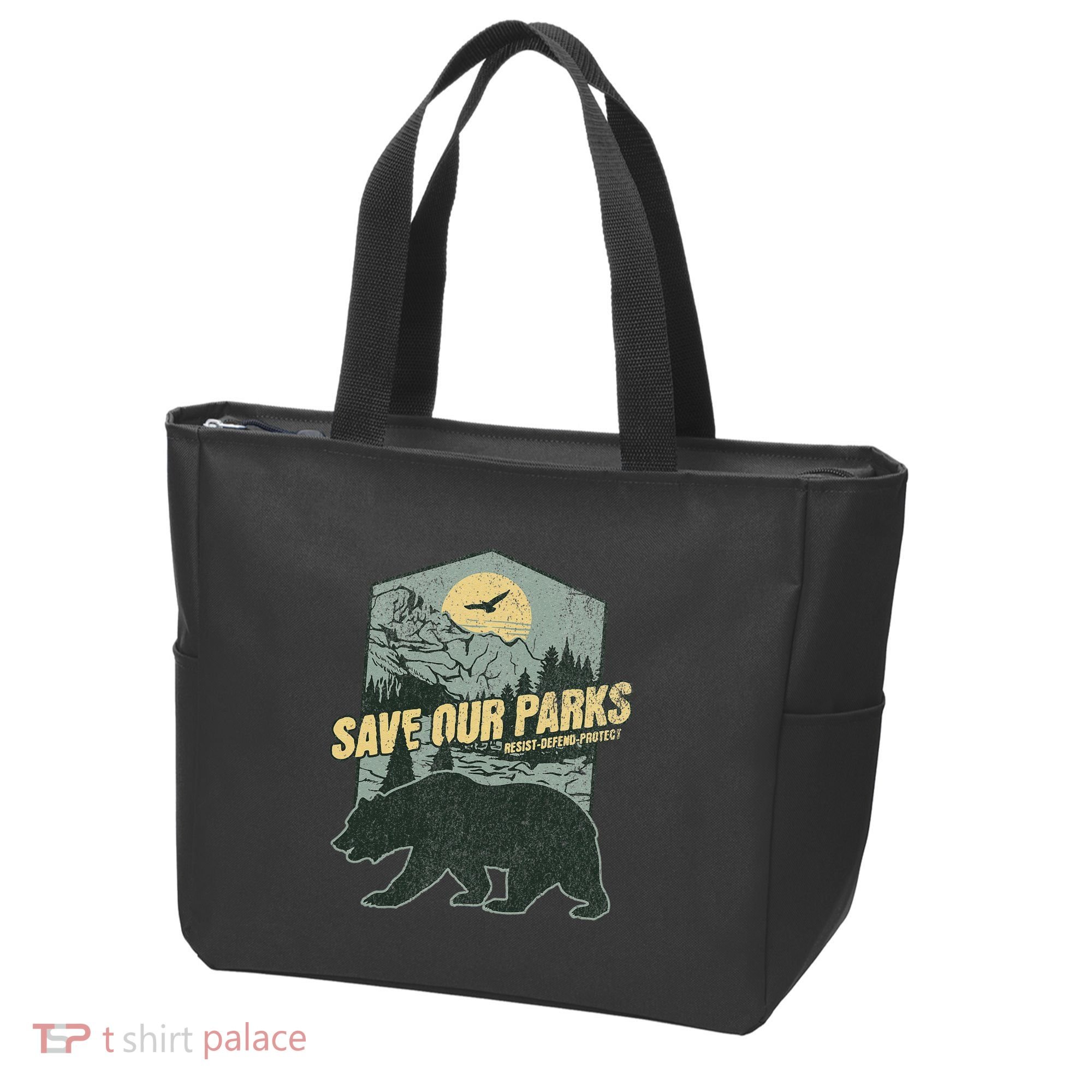 Save Our National Parks Resist Bear Anti Trump Alt Us Parks Gift Tote Bag