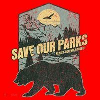 Save Our National Parks Resist Bear Anti Trump Alt Us Parks Gift Santa Hat thumb 1