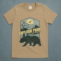 Save Our National Parks Resist Bear Anti Trump Alt Us Parks Gift T-Shirt thumb 5