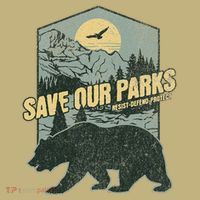 Save Our National Parks Resist Bear Anti Trump Alt Us Parks Gift T-Shirt thumb 7