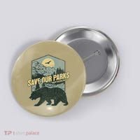 Save Our National Parks Resist Bear Anti Trump Alt Us Parks Gift Button thumb 0