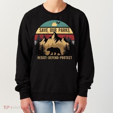 Save Our National Parks Parks Over Profits Bear Women's Sweatshirt