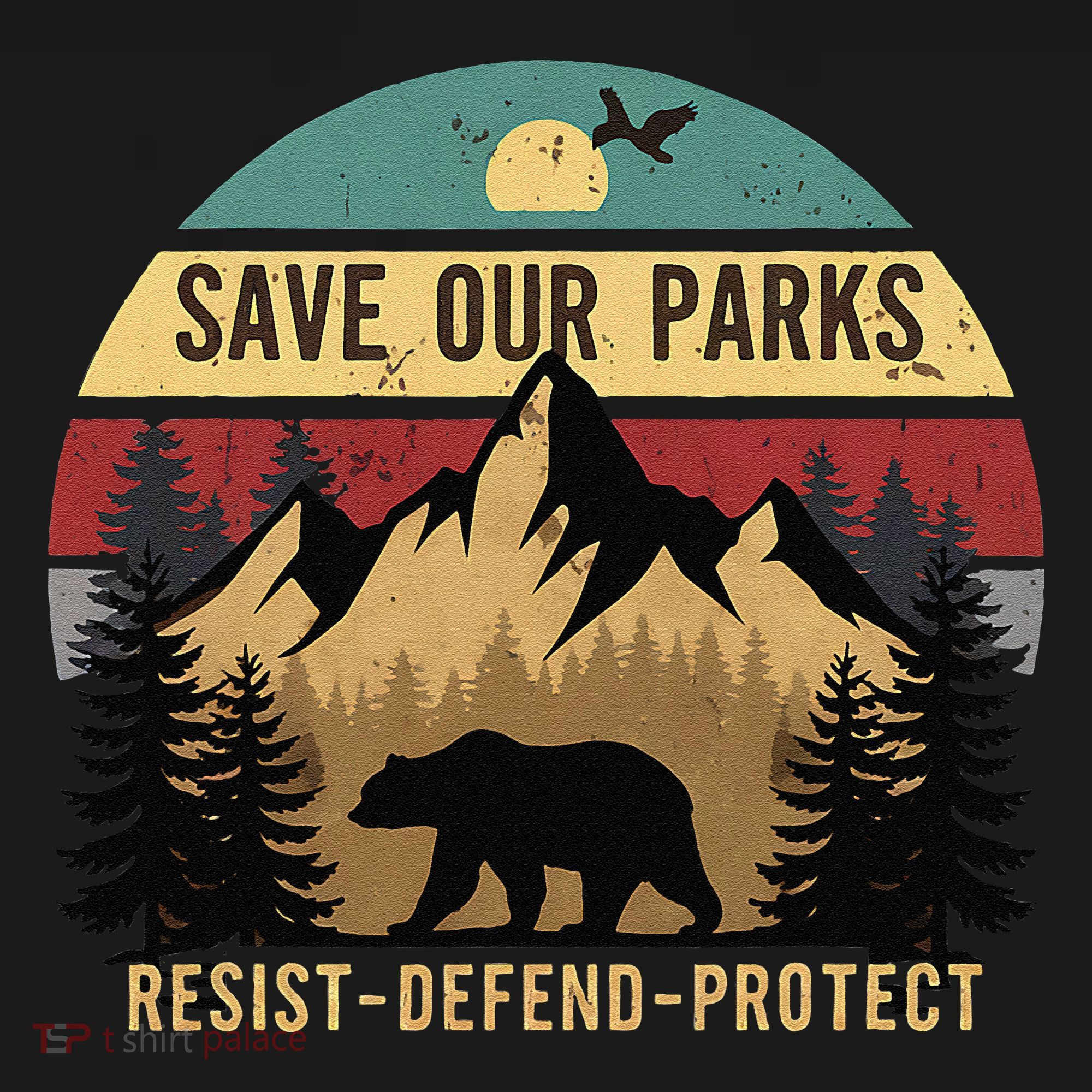 Save Our National Parks Parks Over Profits Bear Apron