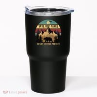 Save Our National Parks Parks Over Profits Bear Tumbler thumb 0