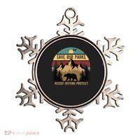 Save Our National Parks Parks Over Profits Bear Ornament thumb 0