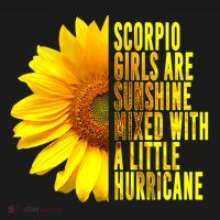 Scorpio October November Birthday Sunflower Queen Gift Women's Hoodie thumb 2