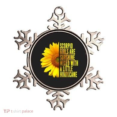 Scorpio October November Birthday Sunflower Queen Gift Ornament