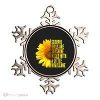 Scorpio October November Birthday Sunflower Queen Gift Ornament thumb 0