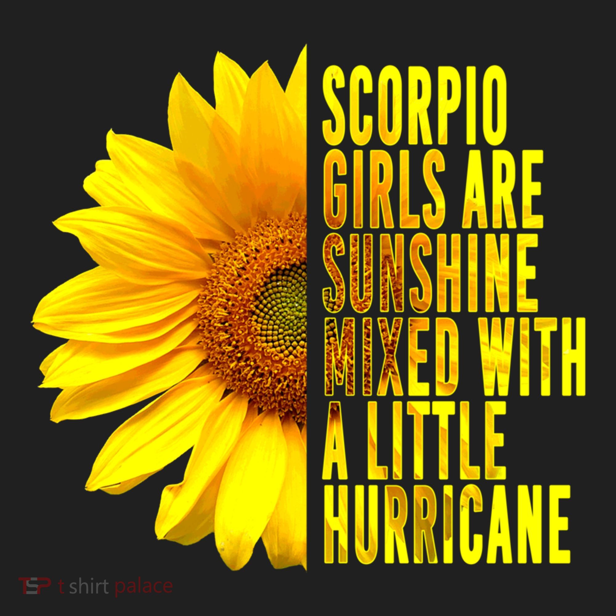 Scorpio October November Birthday Sunflower Queen Gift Golf Towel