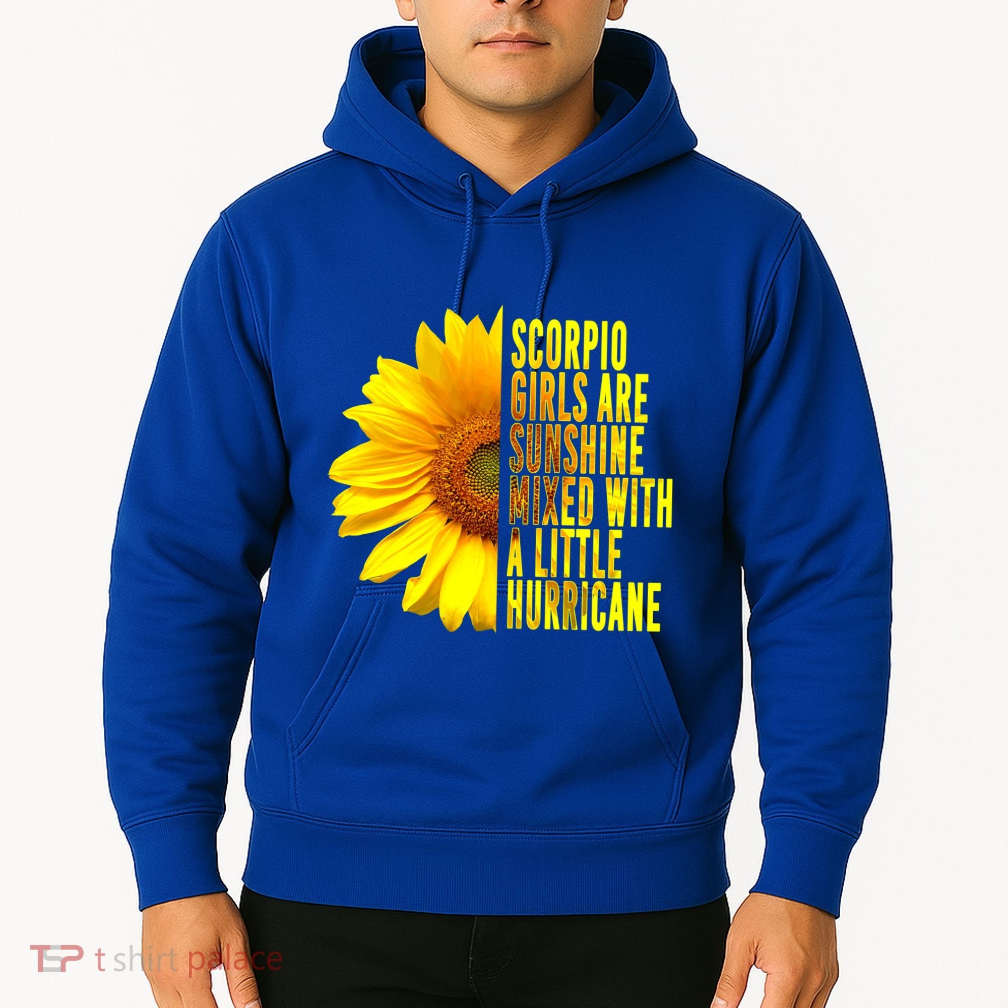 Scorpio October November Birthday Sunflower Queen Gift Hoodie