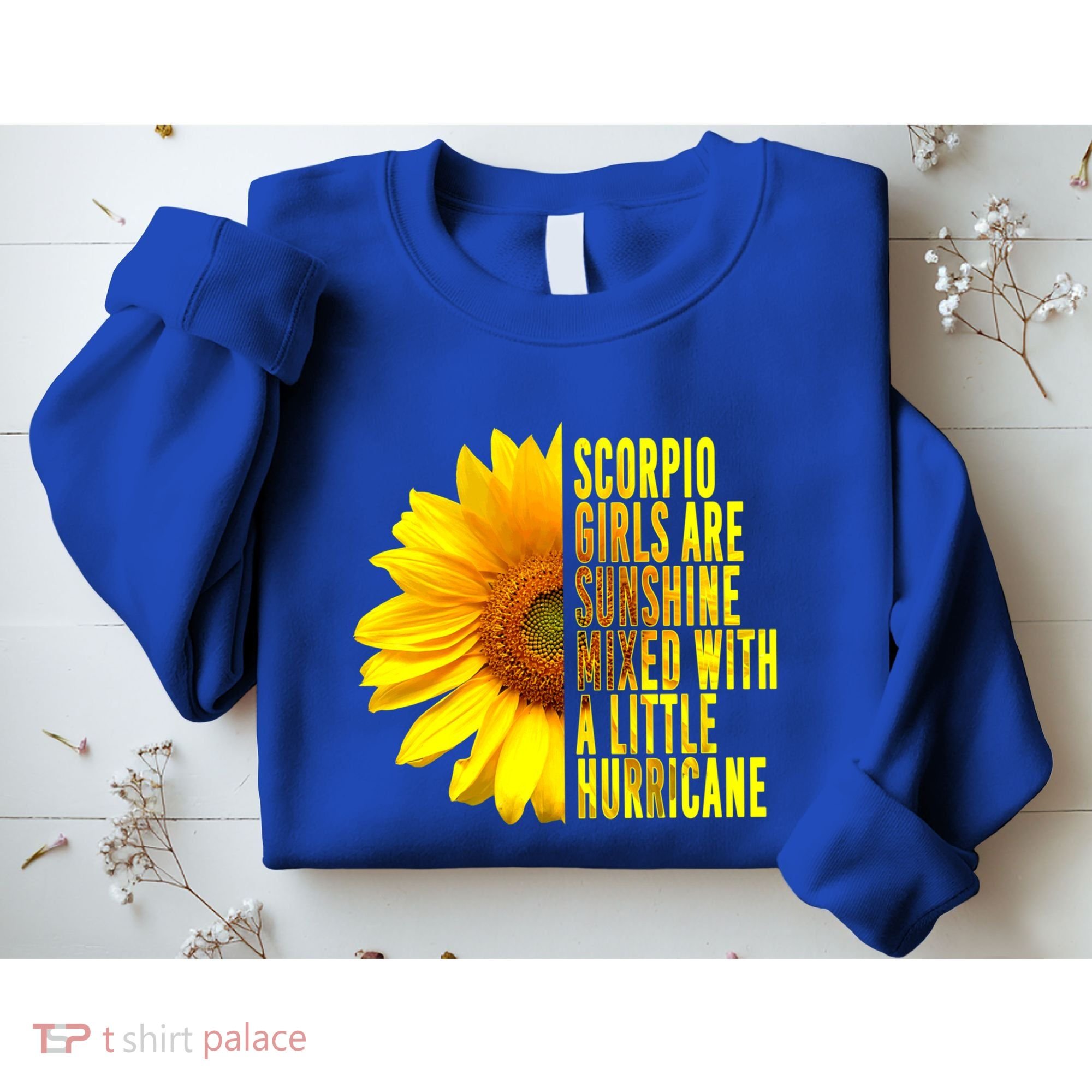 Scorpio October November Birthday Sunflower Queen Gift Sweatshirt