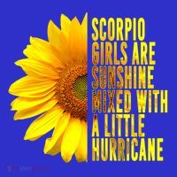 Scorpio October November Birthday Sunflower Queen Gift Sweatshirt thumb 3