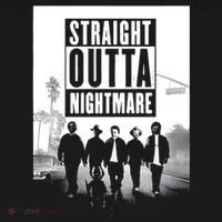 Straight Outta Nightmare Doggie Tank thumb 4